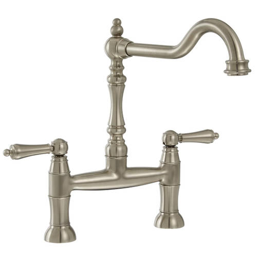 Additional image for Bridge Kitchen Tap (Brushed Nickel).