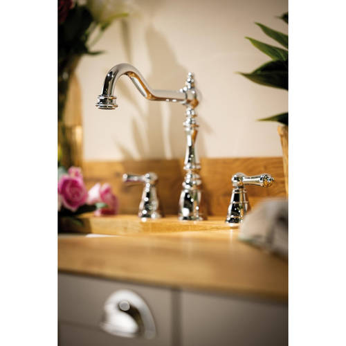 Additional image for 3 Hole Kitchen Tap (Chrome).