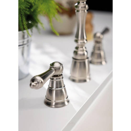 Additional image for 4 Hole Kitchen Tap With Handspray (Br Nickel).