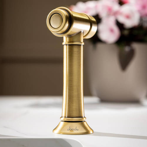 Additional image for Fenton Kitchen Handspray (Cold Feed, Ant Brass).