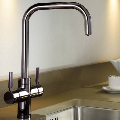 Additional image for 3 In 1 Boiling Water Filtered Kitchen Tap (Graphite).