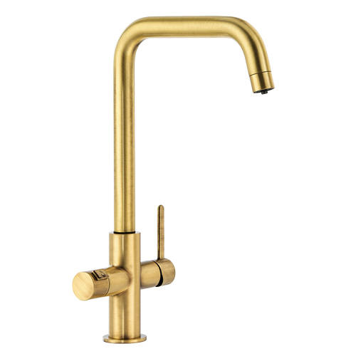 Additional image for 3 In 1 Boiling Water Filtered Kitchen Tap (Br Brass).