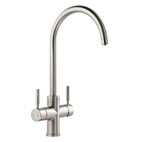 Additional image for 4 In 1 Boiling Water Filtered Kitchen Tap (Brushed Nickel).