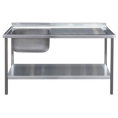 Additional image for Catering Sink With RH Drainer & Legs 1200mm (Stainless Steel).
