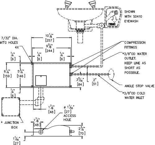 Additional image for Instantaneous Water Heater For Eye / Face Wash Units.