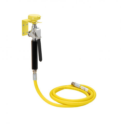 Additional image for Stay Open Drench Handset With Single Spray, Wall Bracket & Hose.