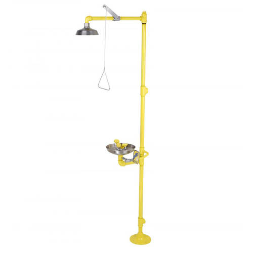 Additional image for Combination Emergency Drench Shower With Column (S Steel Head).