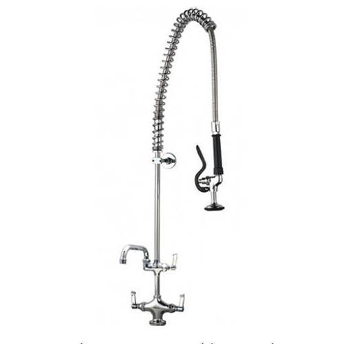 Additional image for Pre Rinse Monoblock Catering Tap With 12" Spout (Chrome).