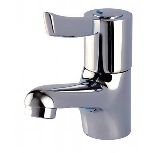 Additional image for Sequential Lever Basin Mixer Tap (Chrome).