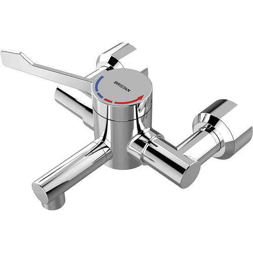 Additional image for Wall Mounted Thermostatic Hospital Tap, Lever Handle.