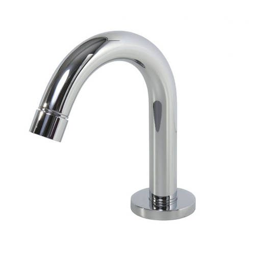 Additional image for Deck Mounted Curved Basin Spout (Chrome).