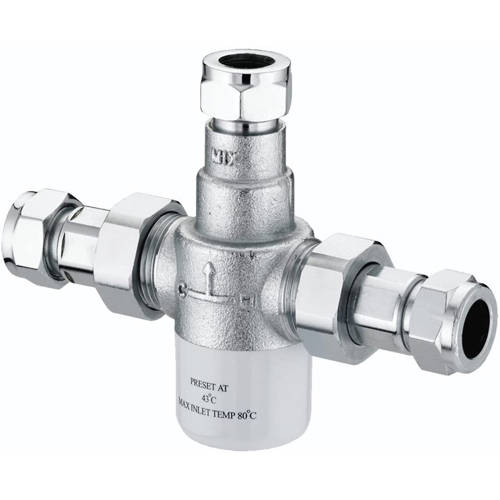 Additional image for TMV3 Thermostatic Mixing Valve (3x15mm, Single).