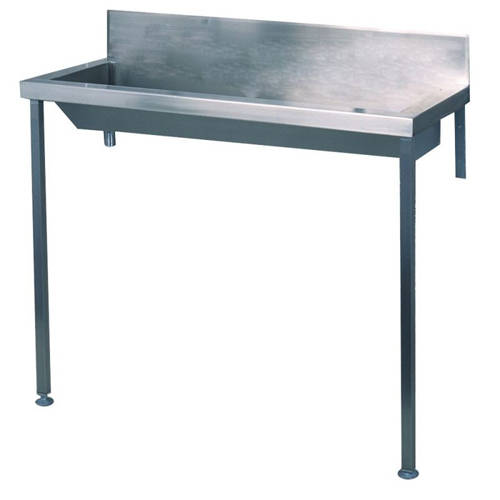 Additional image for Heavy Duty Wash Trough With Legs 1200mm (Stainless Steel).