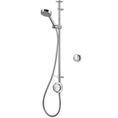 Ceiling Fed Digital Shower With Remote Adjustable Head Hp