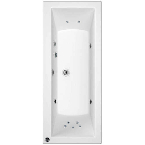 Additional image for Canaletto Trojancast Double Ended Bath With 11 Jet (1700x750)