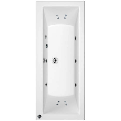 Additional image for Canaletto Trojancast Double Ended Bath With 14 Jet (1700x750)