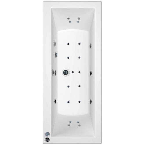 Additional image for Canaletto Trojancast Double Ended Bath With 24 Jet (1700x750)