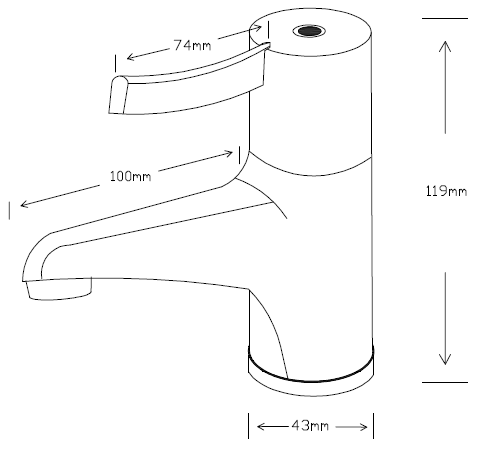 Additional image for Doc M Close Coupled Pack With Push Button Flush & Blue Rails.