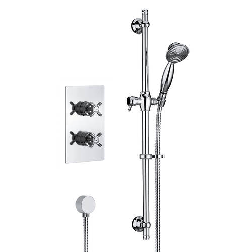 Additional image for Thermostatic Shower Pack With Slide Rail Kit (Chrome).