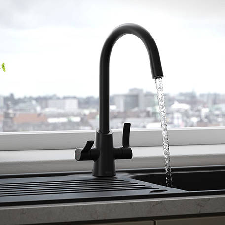 Additional image for Easyfit Mixer Kitchen Tap (Matt Black).