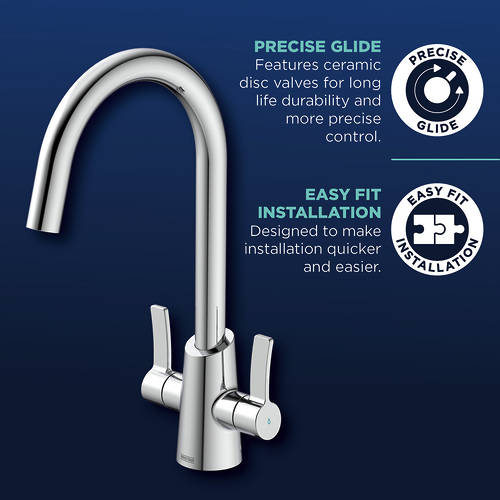 Additional image for Easyfit Mixer Kitchen Tap (Chrome).