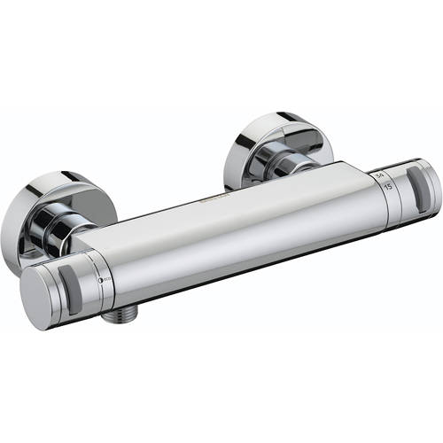 Additional image for Exposed Bar Shower Valve & Slide Rail Kit (Chrome).