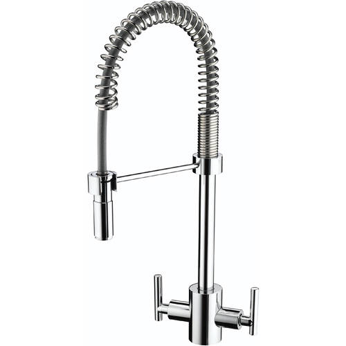 Additional image for Artisan Mixer Kitchen Tap With Pull Out Spray (Chrome).
