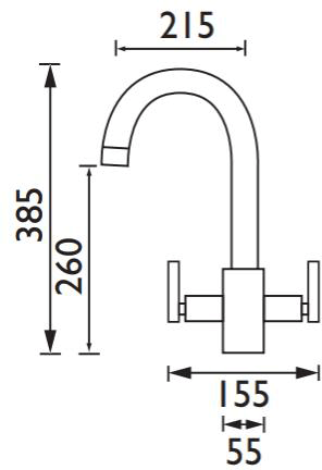 Additional image for 3 In 1 Filter Kitchen Tap (Chrome).