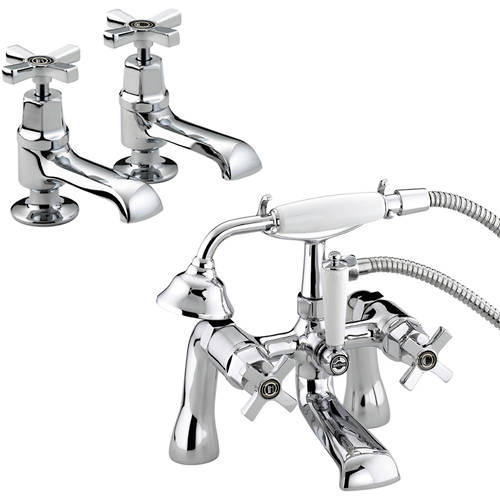 Additional image for Basin & BSM Taps Pack With Ceramic Disc Valves.