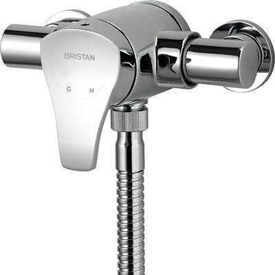 Additional image for Mini Exposed Shower Valve & Slide Rail Kit (Chrome).