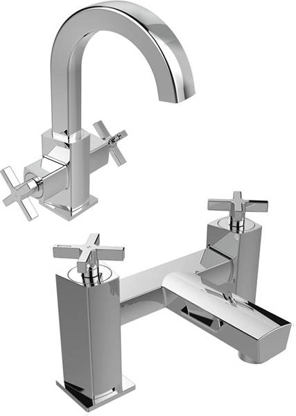 Additional image for Basin & Bath Filler Tap Pack (Chrome).