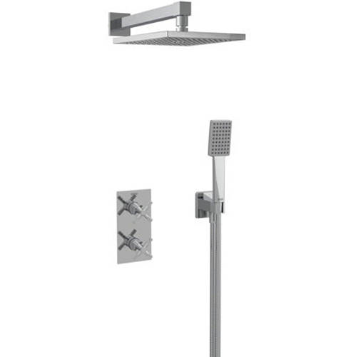 Additional image for Shower Pack With Fixed Head & Kit (Chrome).