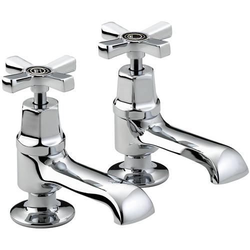 Additional image for 1/2" Basin Taps With Ceramic Disc Valves (Chrome).