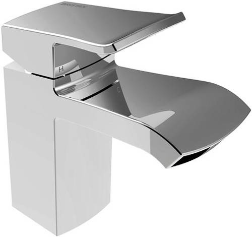 Additional image for Basin Mixer & 1 Hole Bath Filler Tap Pack (Chrome).