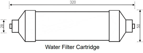 Additional image for Water Filter Kitchen Tap Kit 10" (Chrome).