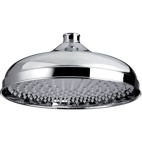 Additional image for Traditional Round Shower Head (300mm, Chrome).