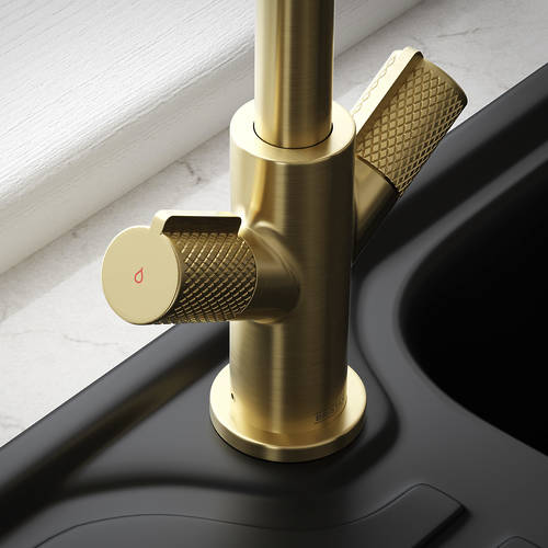 Additional image for Easyfit Mixer Kitchen Tap (Brushed Brass).