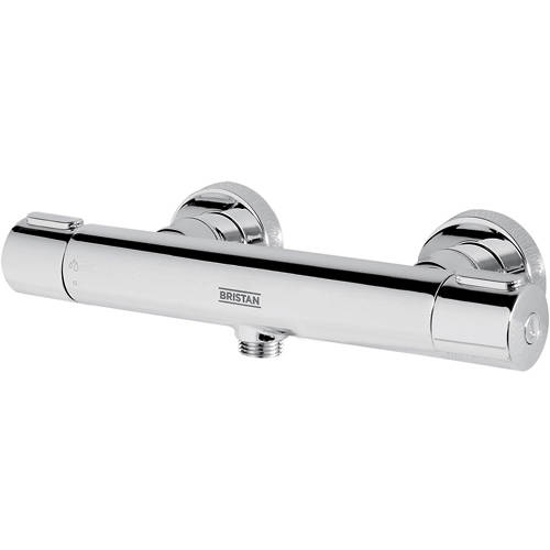 Additional image for Exposed Bar Shower Valve With Dual Controls (1 Outlet, Chrome).