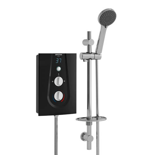 Additional image for Electric Shower With Digital Display 8.5kW (Black).