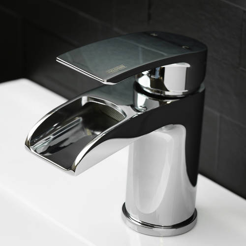 Additional image for Waterfall Basin & Bath Filler Tap Pack (Chrome).