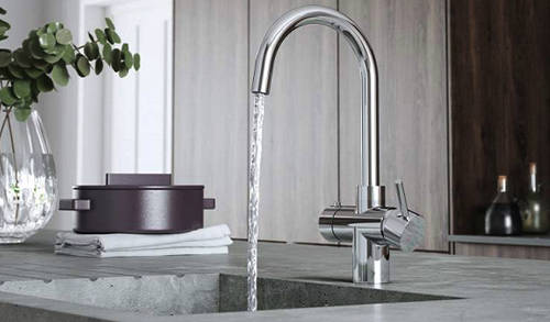 Additional image for 3 In 1 Instant Boiling Water Kitchen Tap (Chrome).