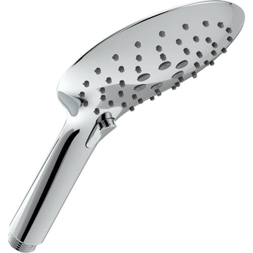 Additional image for Push Button 3 Function Shower Handset (Chrome).