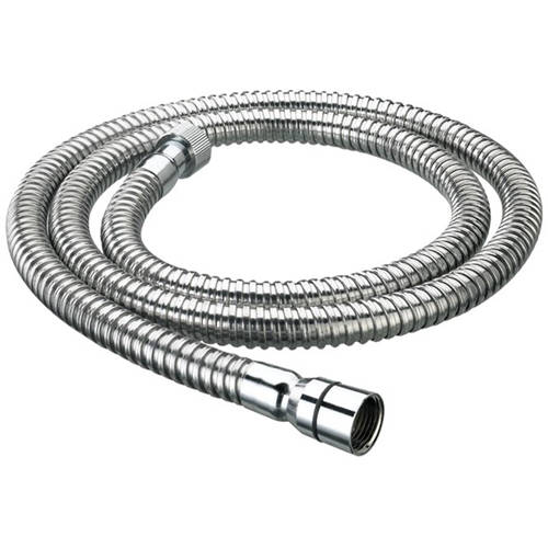 Additional image for Cone To Nut Shower Hose (1.5m, 8mm, Chrome).