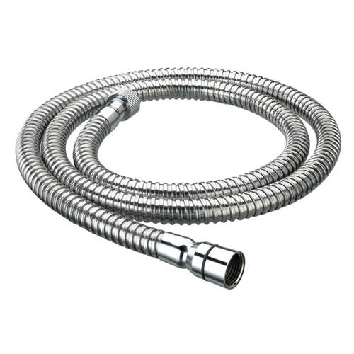 Additional image for Cone To Nut Shower Hose (1.5m, 11mm, Chrome).