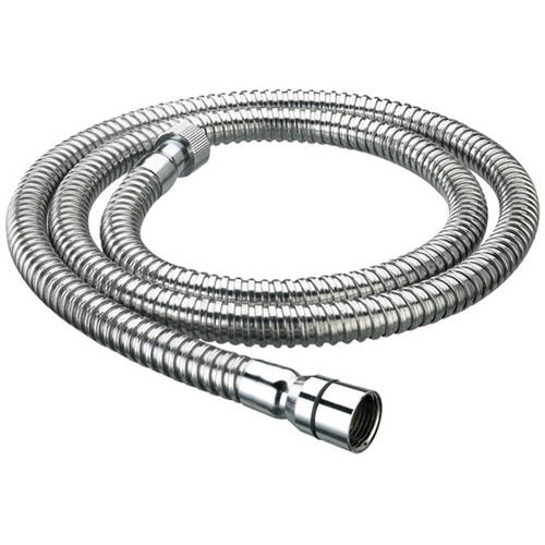 Additional image for Cone To Nut Shower Hose (2m, 8mm, Chrome).