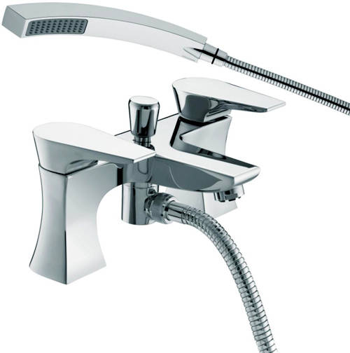 Additional image for Mono Basin & Bath Shower Mixer Taps Pack (Chrome).