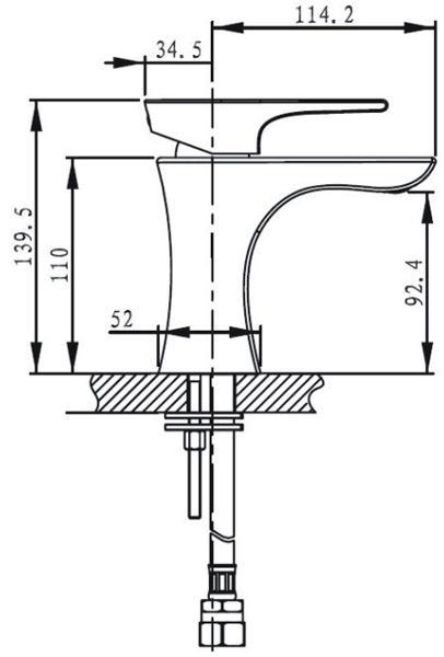 Additional image for Mono Basin & Bath Shower Mixer Taps Pack (Chrome).