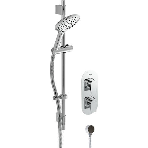 Additional image for Concealed Shower Valve & Slide Rail Kit (Chrome).