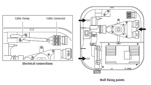 Additional image for 1000 Thermostatic Power Shower In White.