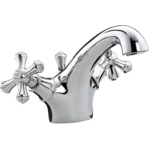 Additional image for Mono Basin Mixer Tap With Pop Up Waste (Chrome).